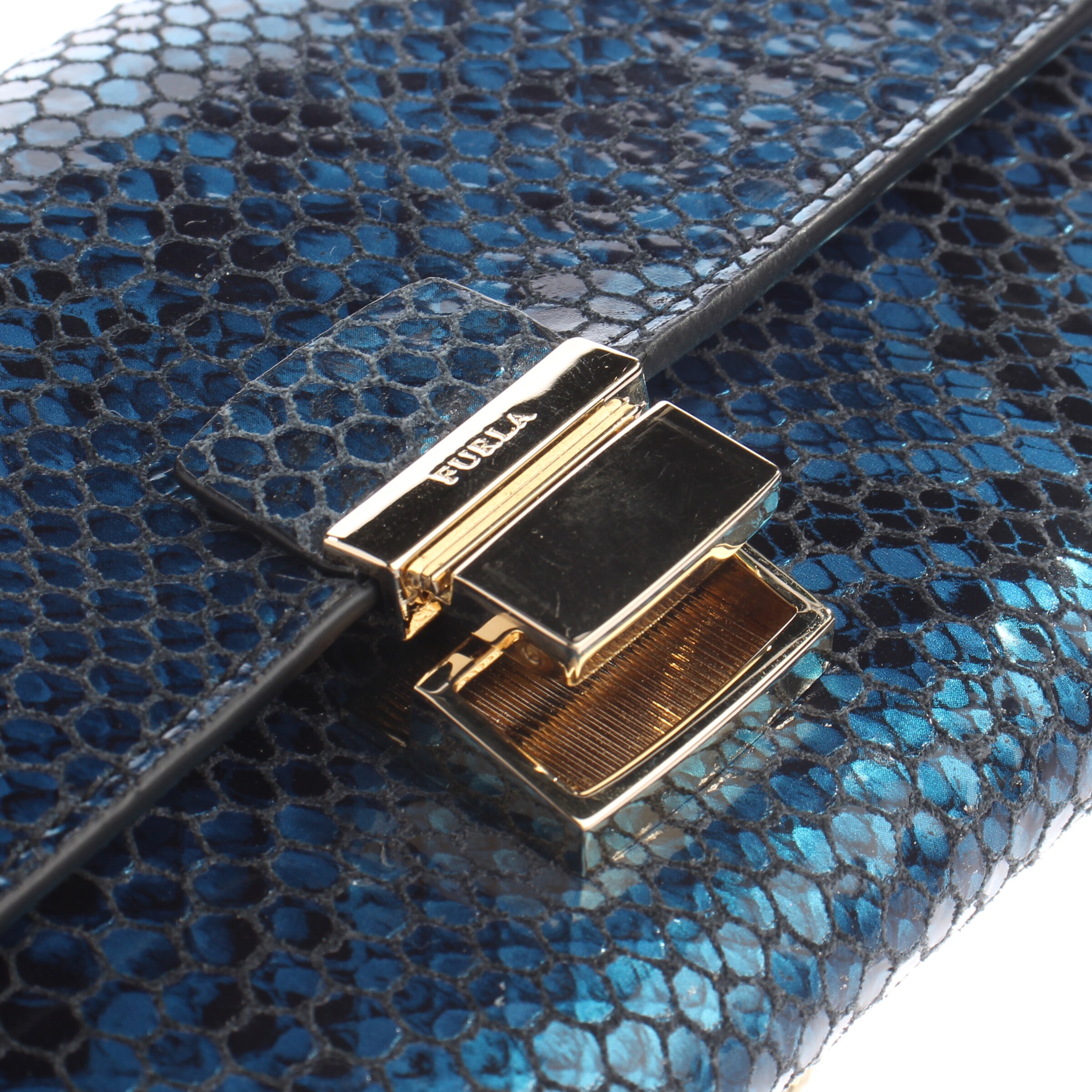 FURLA Small Leather Goods in One size in Blue