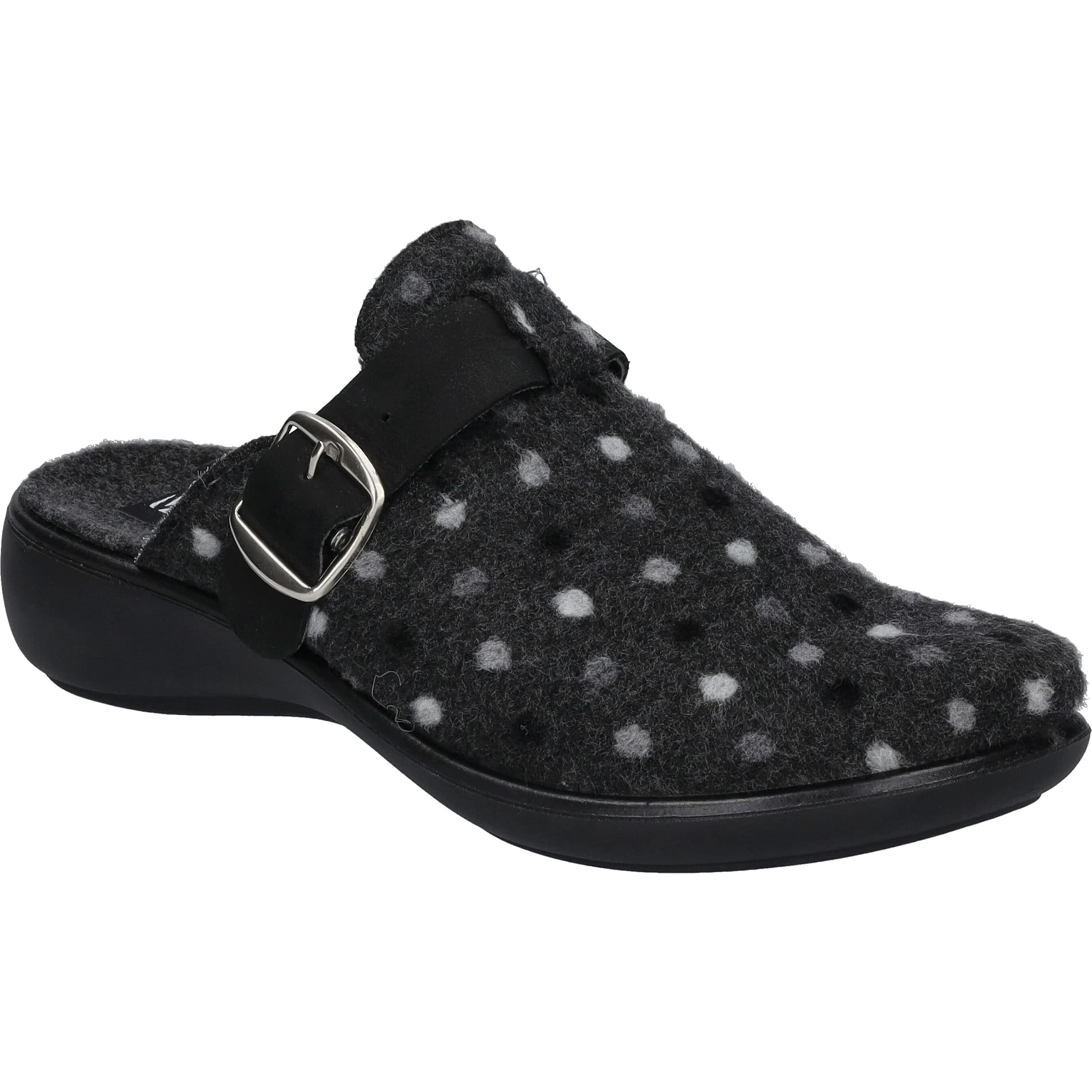 Westland Slipper in Black: front