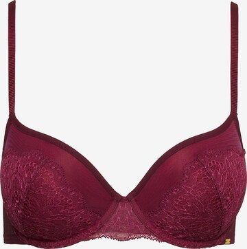 Invisible Soutien-gorge Calvin Klein Underwear en rouge : devant