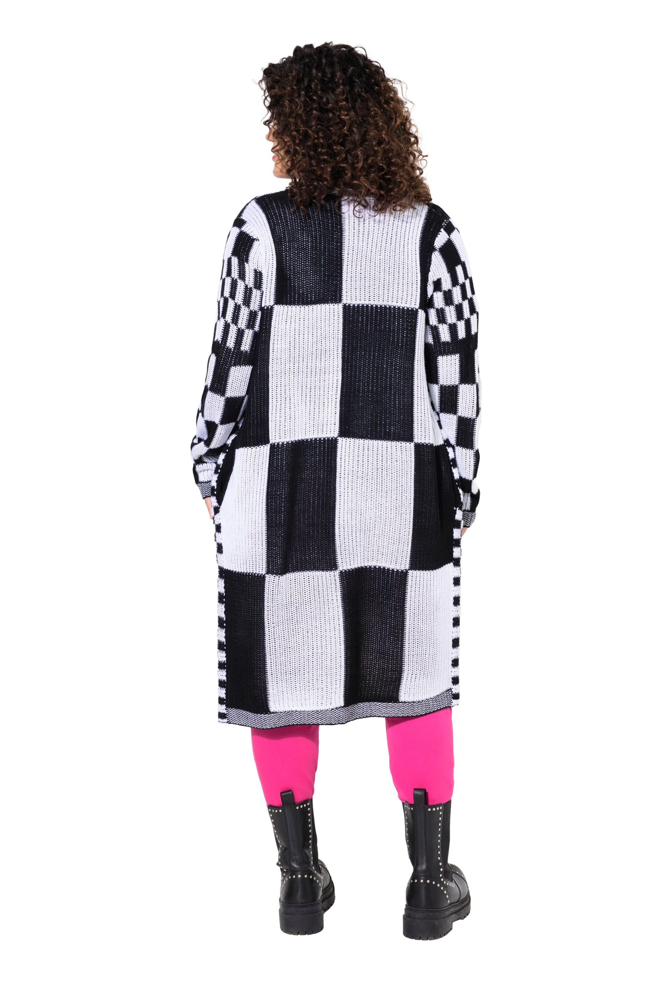 Angel of Style Gebreid vest in Zwart