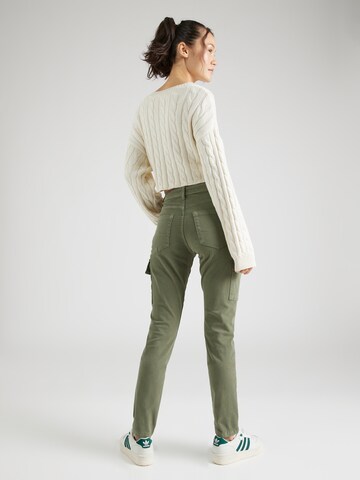 QS - Slimfit Pantalón cargo en verde