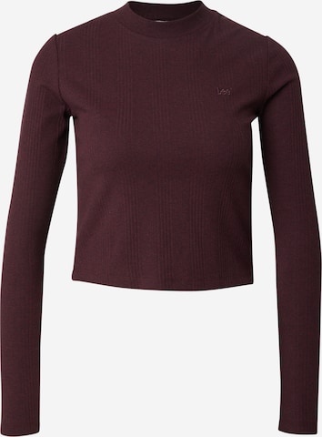 T-shirt Lee en violet : devant