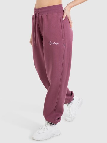 Smilodox Tapered Broek 'Calma' in Roze