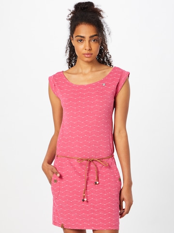 Ragwear Zomerjurk 'TAG' in Roze: voorkant