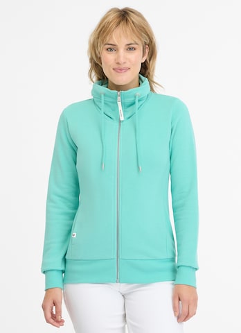 Ragwear Sweatjacke in Grün: Vorderseite