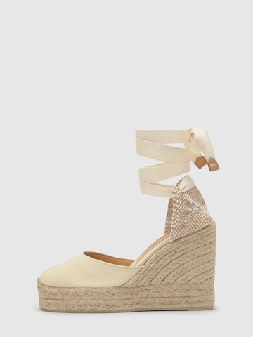 Castañer Espadrilles 'Carina' in Beige: front