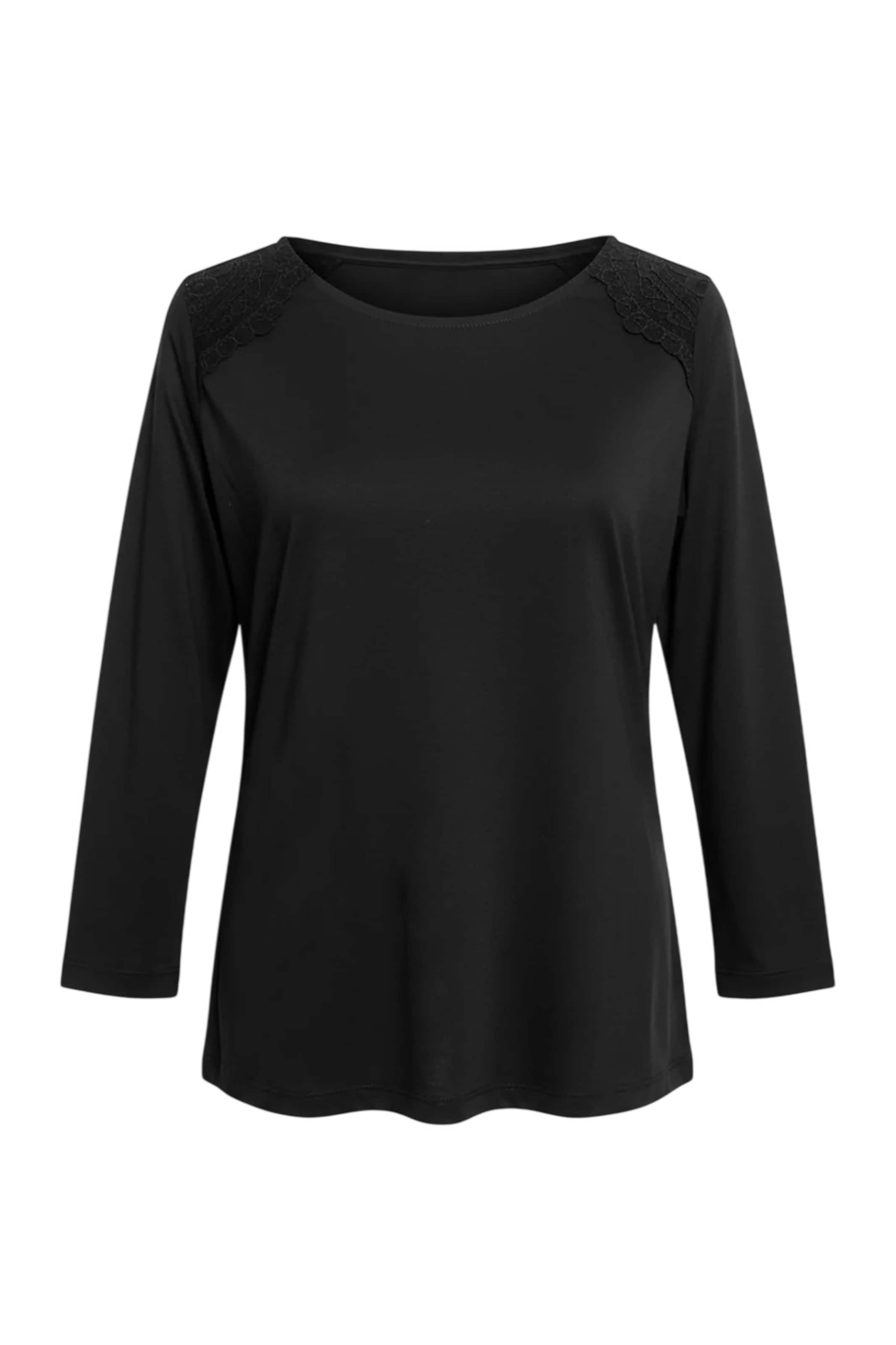 Alexa Dash Shirt in Black: front