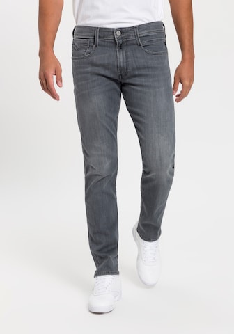 REPLAY Skinny Jeans in Grey: front