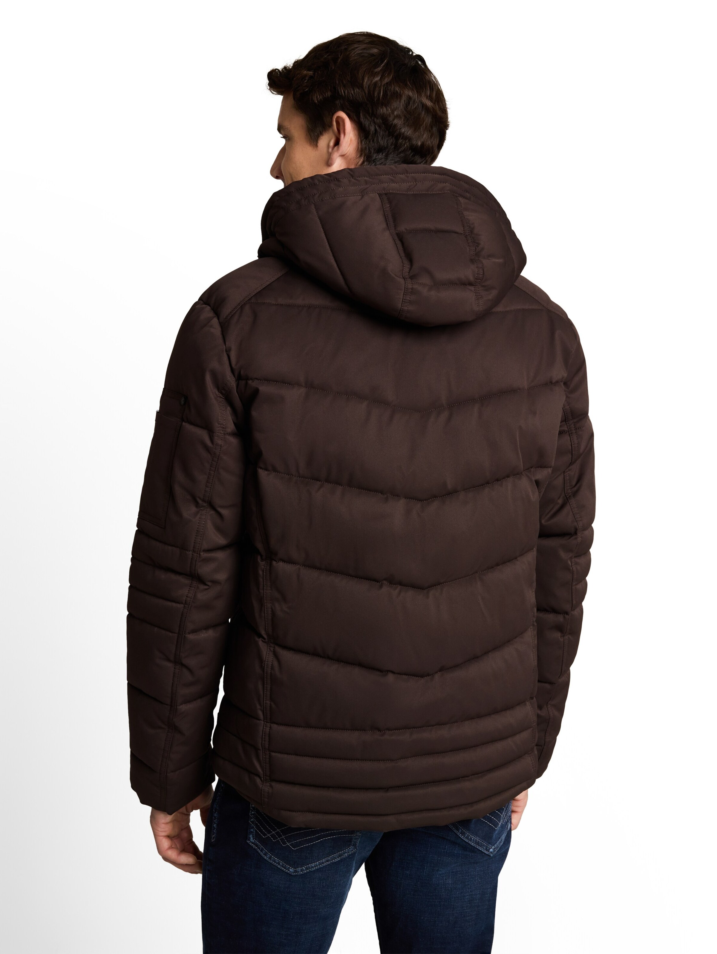 TOM TAILOR Winterjas in Bruin