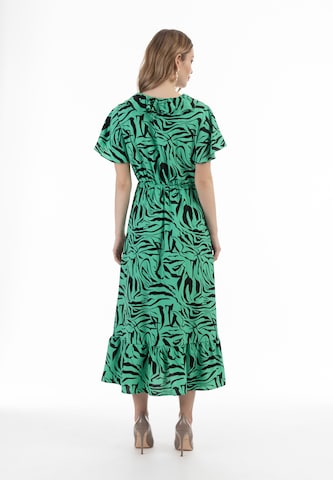 Robe 'Caneva' faina en vert