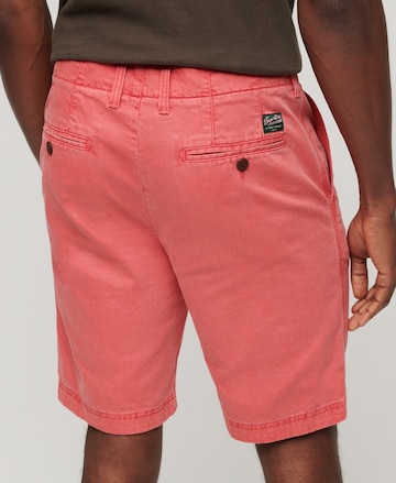 Superdry Slimfit Chinohose in Orange