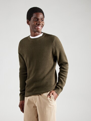 Jack & Jones Premium Свитер 'JPRBLUNOAH' в Зеленый: спереди