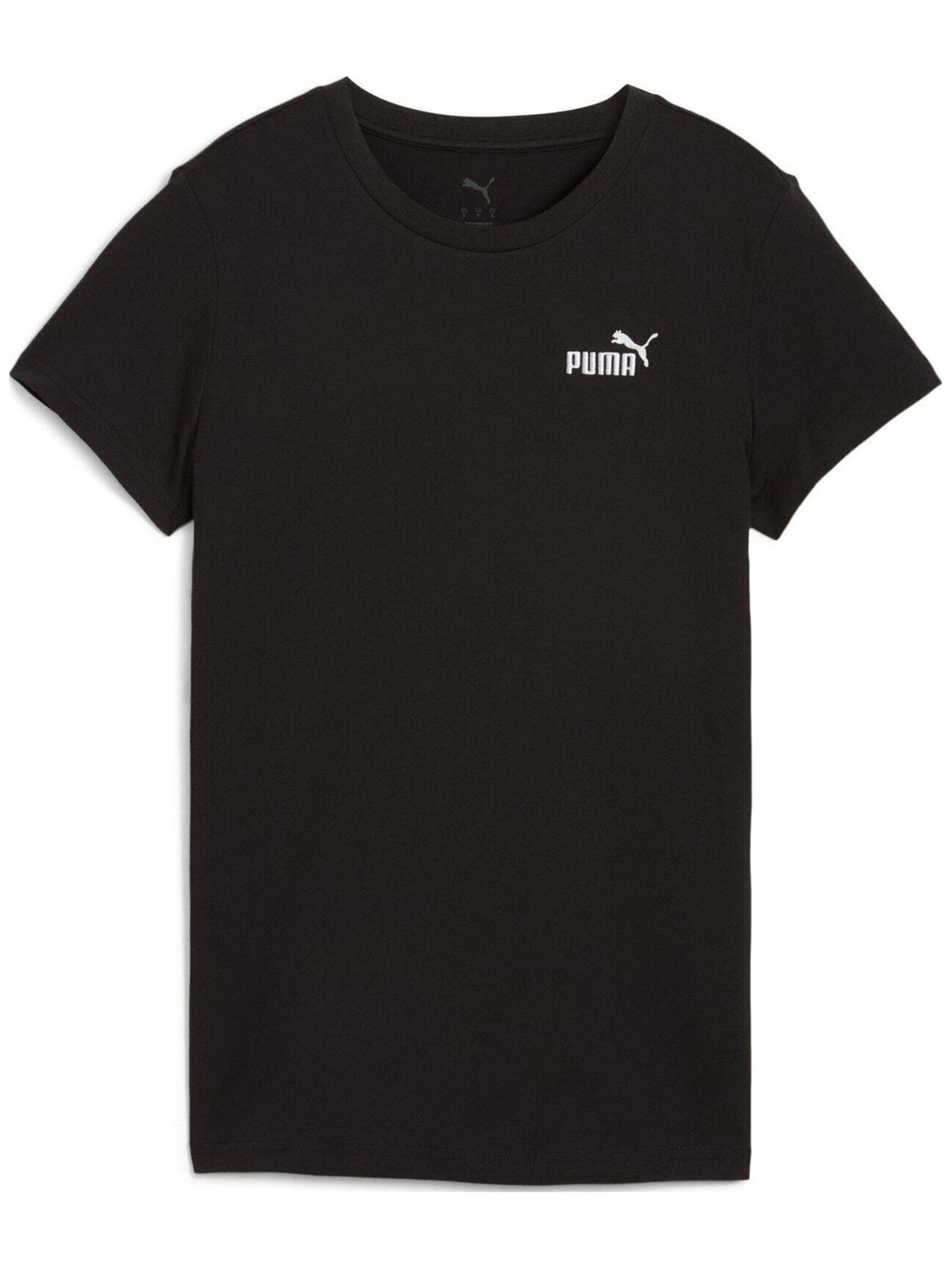 Maglietta 'Puma Ess Small No. 1 Logo Tee' in M PUMA di colore nero, Visualizzazione prodotti