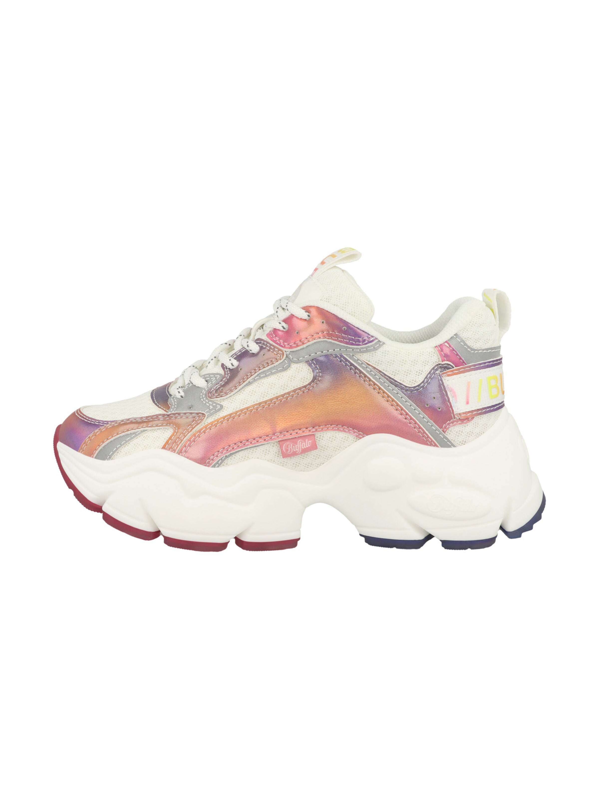 BUFFALO - Zapatillas deportivas bajas 'Binary Shadow' en blanco