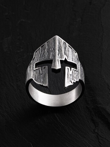 REYTEL Ring 'SPARTAN WARRIOR'S HELMET' in Silver