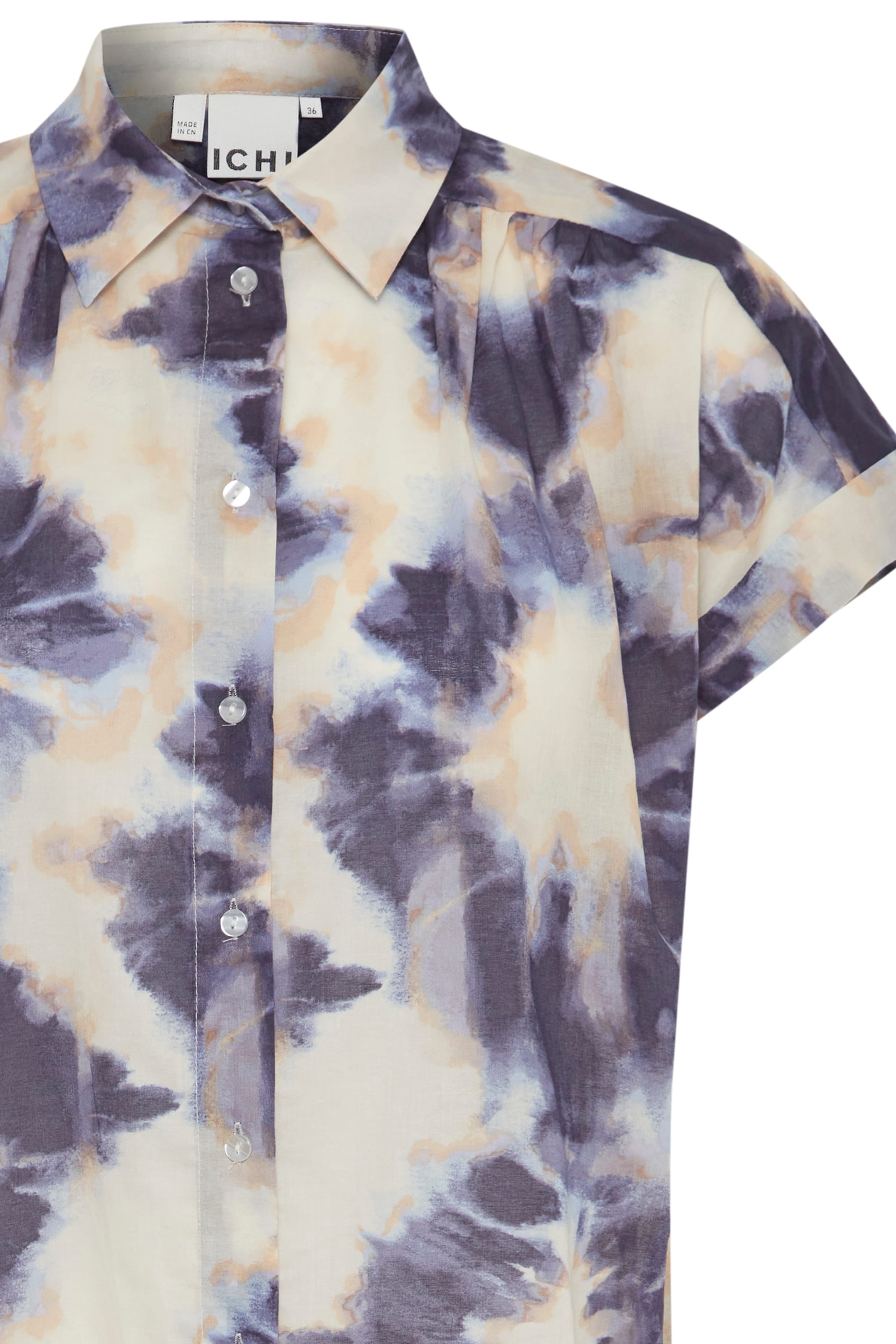 ICHI - Blusa 'EMMERETTA' em bege