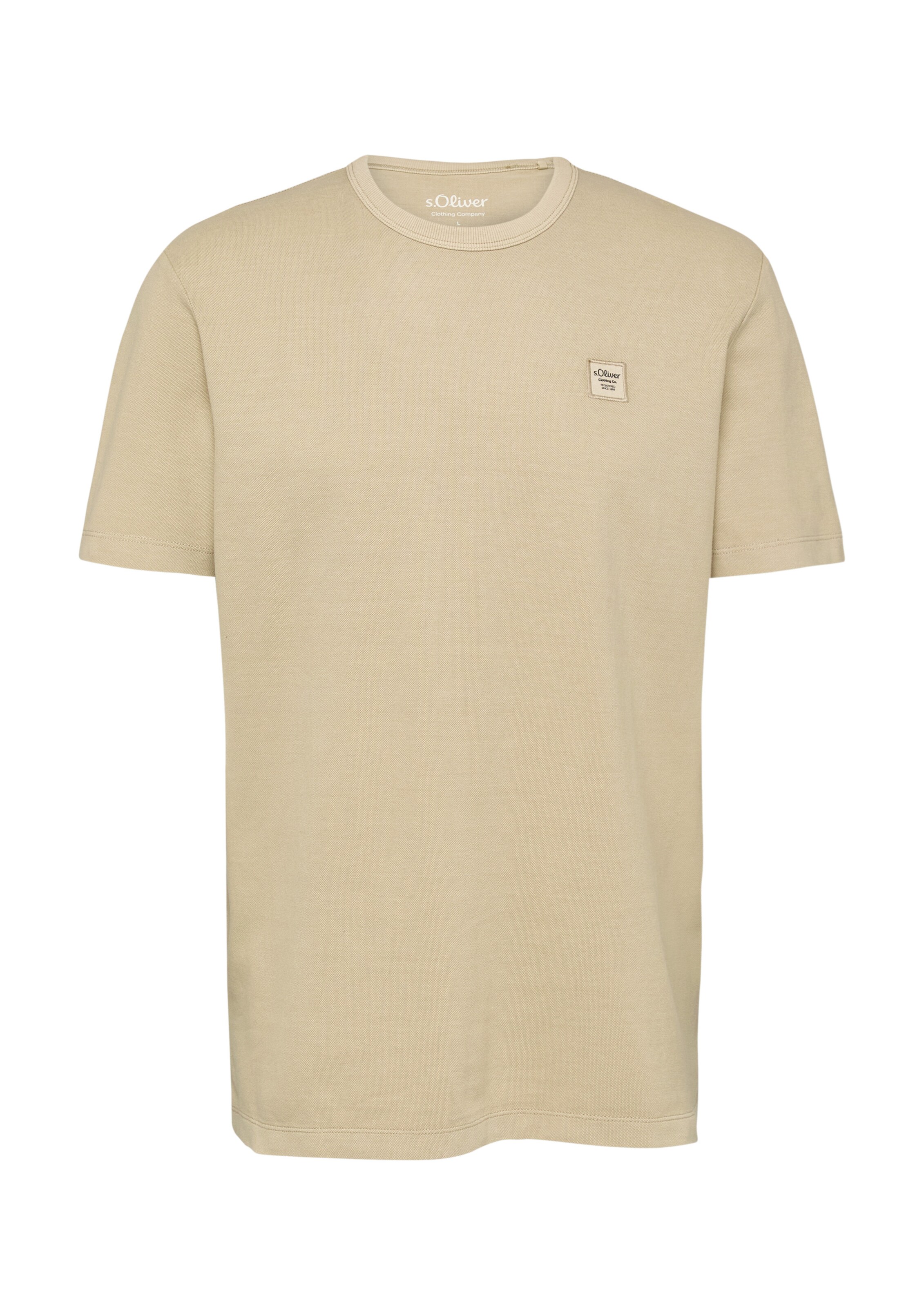 s.Oliver Shirt in Beige: front