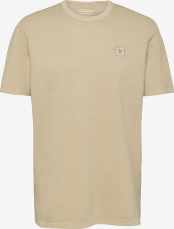 s.Oliver Shirt in Beige: front