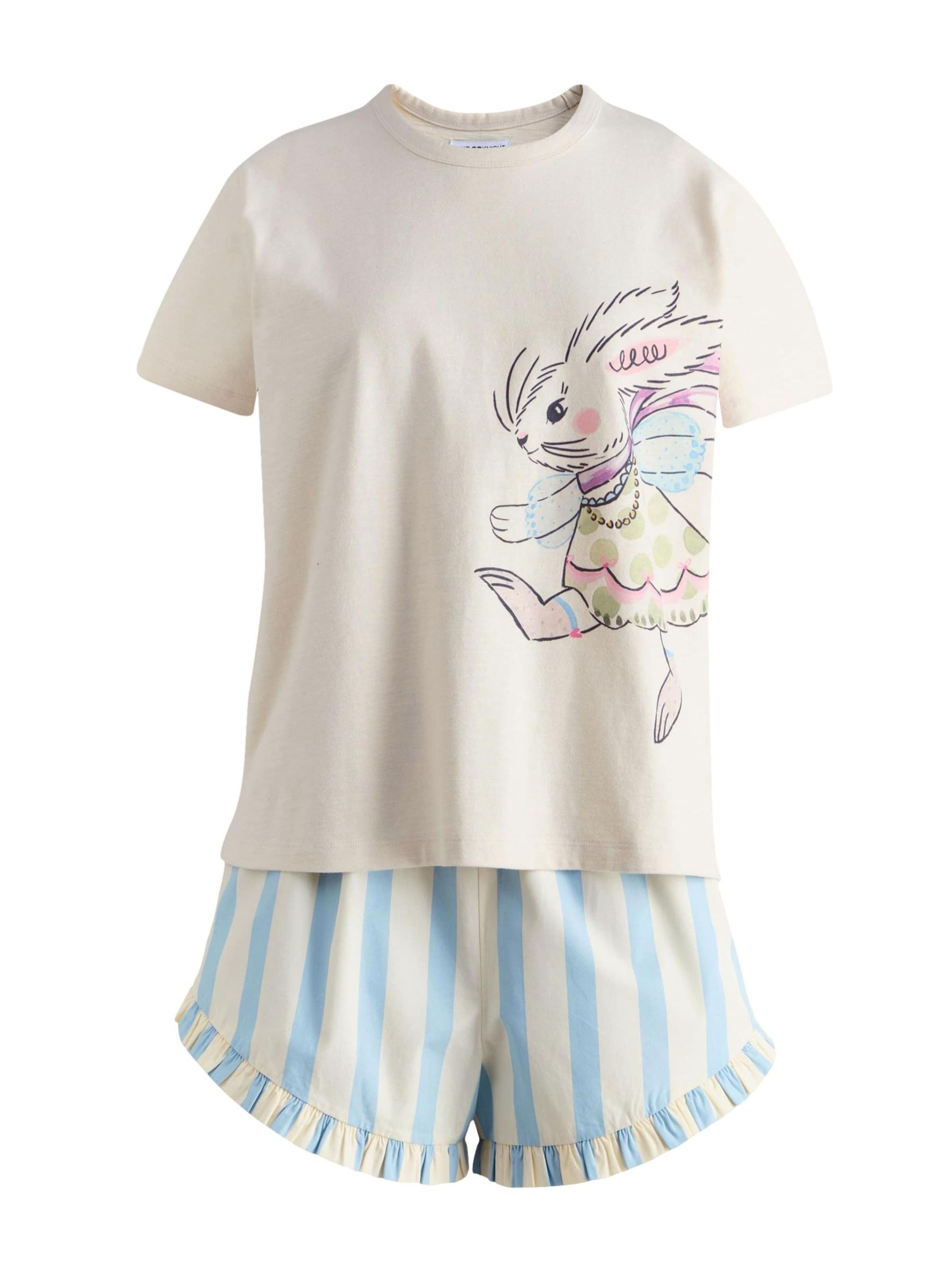 Cath Kidston Short Pajama Set in Beige: front