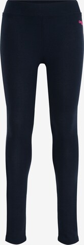 WE Fashion Skinny Leggings in Blue: front