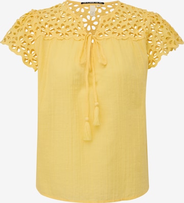 QS Blouse in Yellow: front