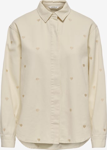 Bluză 'ONLVERA' de la ONLY pe bej: față