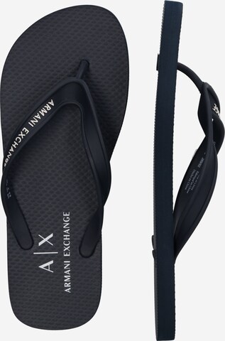 ARMANI EXCHANGE Žabky - Modrá