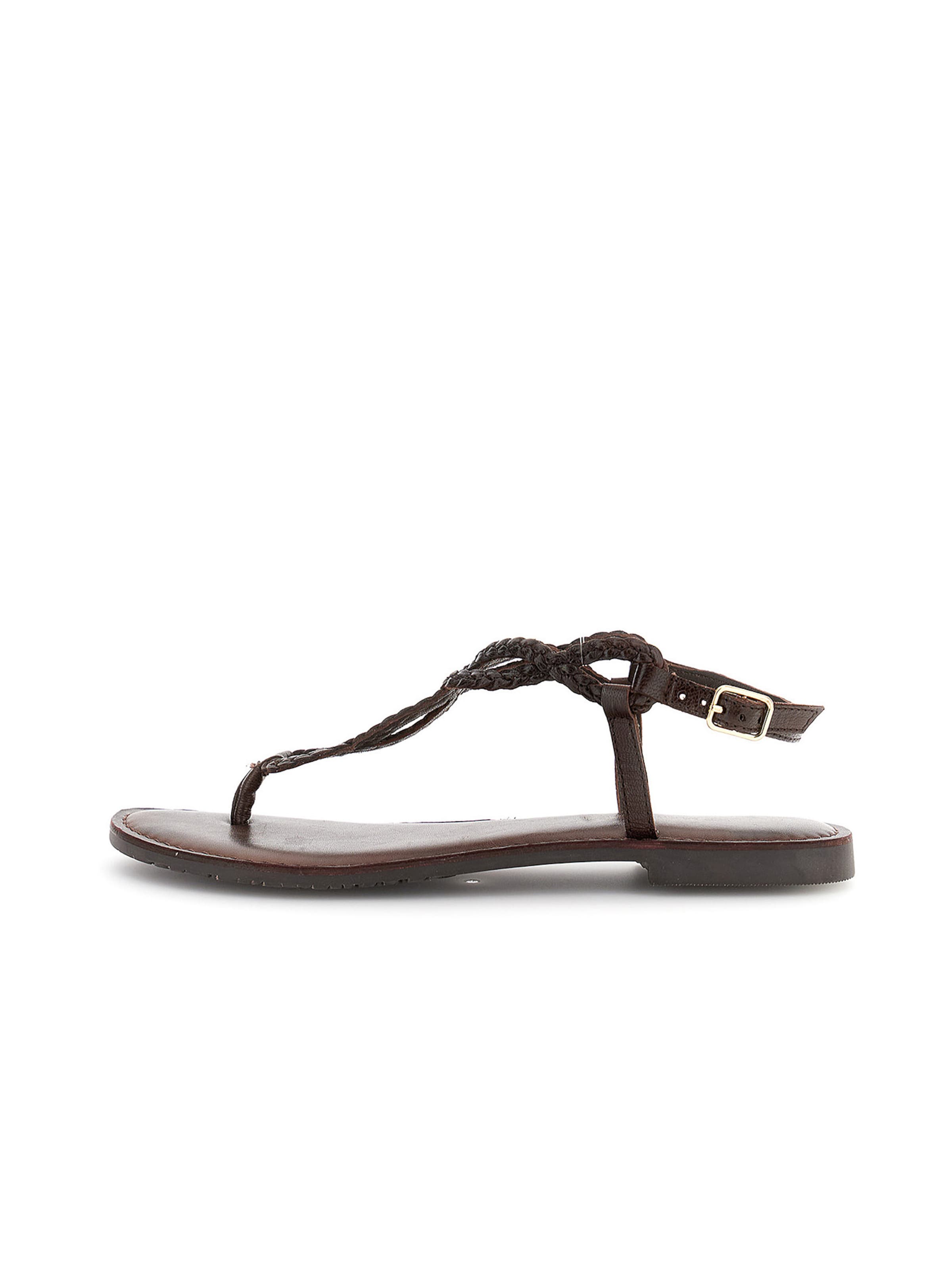 Sandalo di CAFè NOIR in marrone: frontale