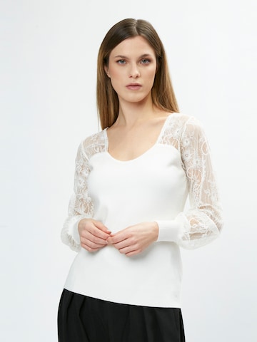Influencer - Jersey en blanco: frente