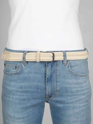 Profuomo Belt in Beige: front
