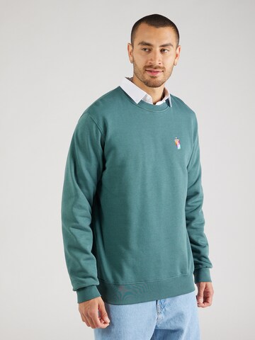 Iriedaily Sweatshirt 'Minican' in Green: front