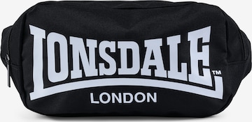 LONSDALE Gürteltasche in Schwarz: Vorderseite