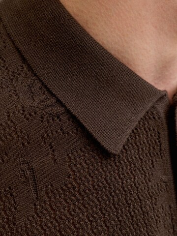 JACK & JONES Comfort Fit Hemd in Braun