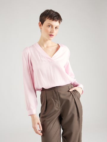 COMMA Blouse in Lila: voorkant