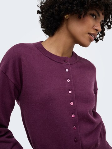 ONLY - Casaco de malha 'ONLMIO' em roxo