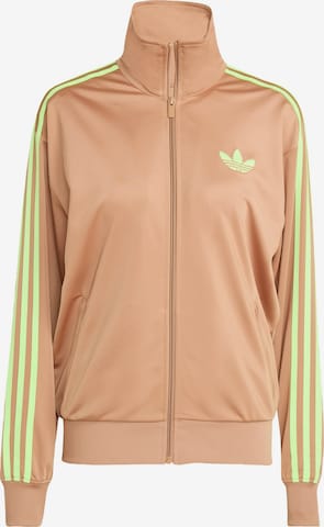 Giacca di felpa 'Adicolor Classic Firebird' di ADIDAS ORIGINALS in marrone: frontale