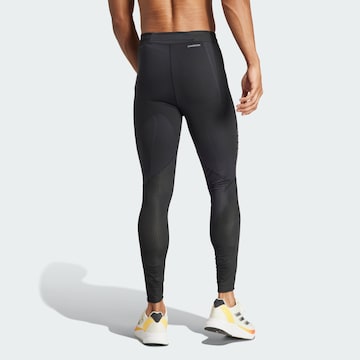 ADIDAS PERFORMANCE Skinny Workout Pants 'Adizero' in Black