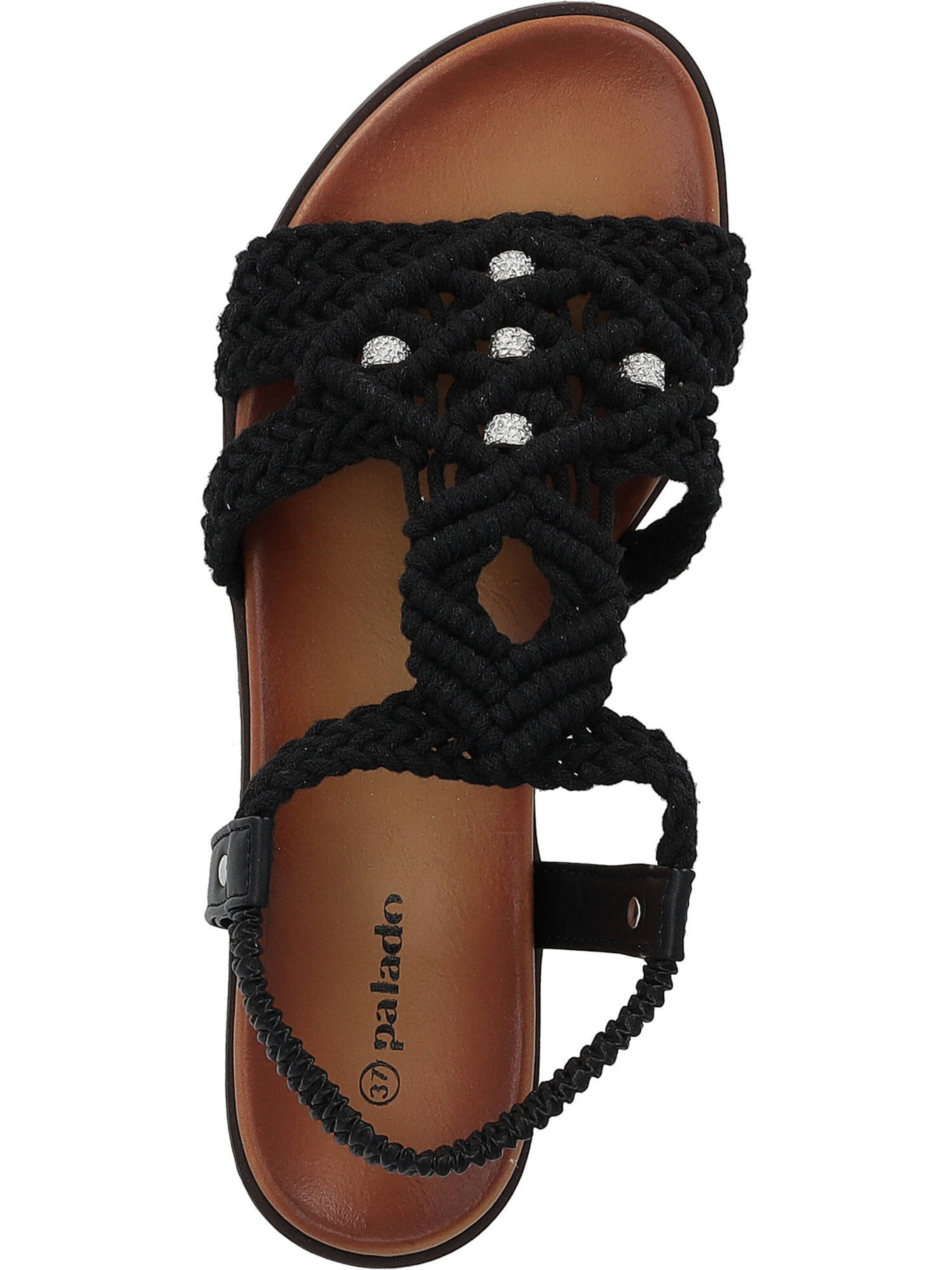 Sandales 'Fathana' Palado en noir