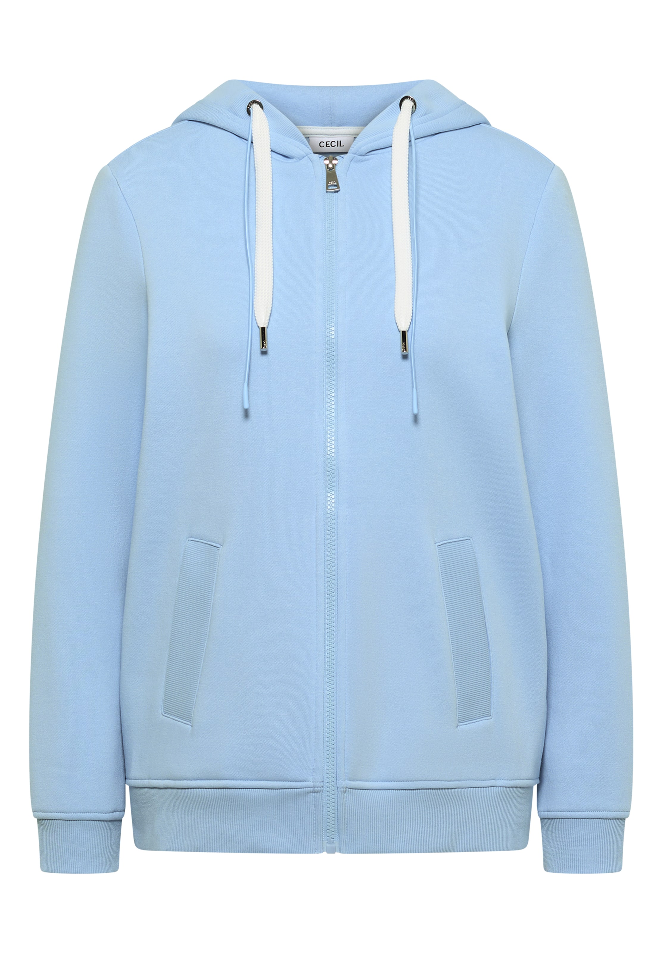 CECIL Sweatjacke in Blau: Vorderseite