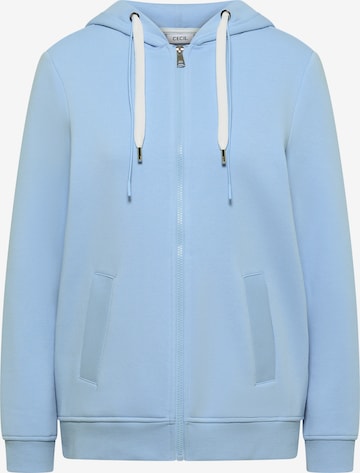 CECIL Sweatjacke in Blau: Vorderseite