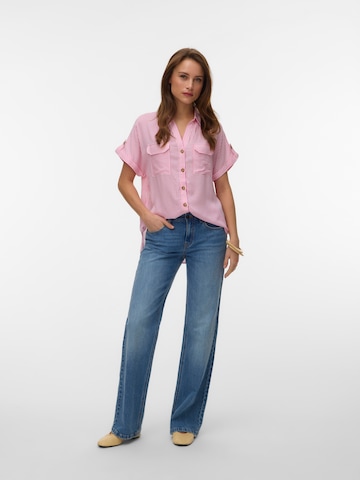 VERO MODA Bluse 'VMBumpy' in Pink