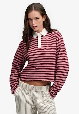 Superdry & Co Shirt 'Athletic Essentials' in Rood: voorkant