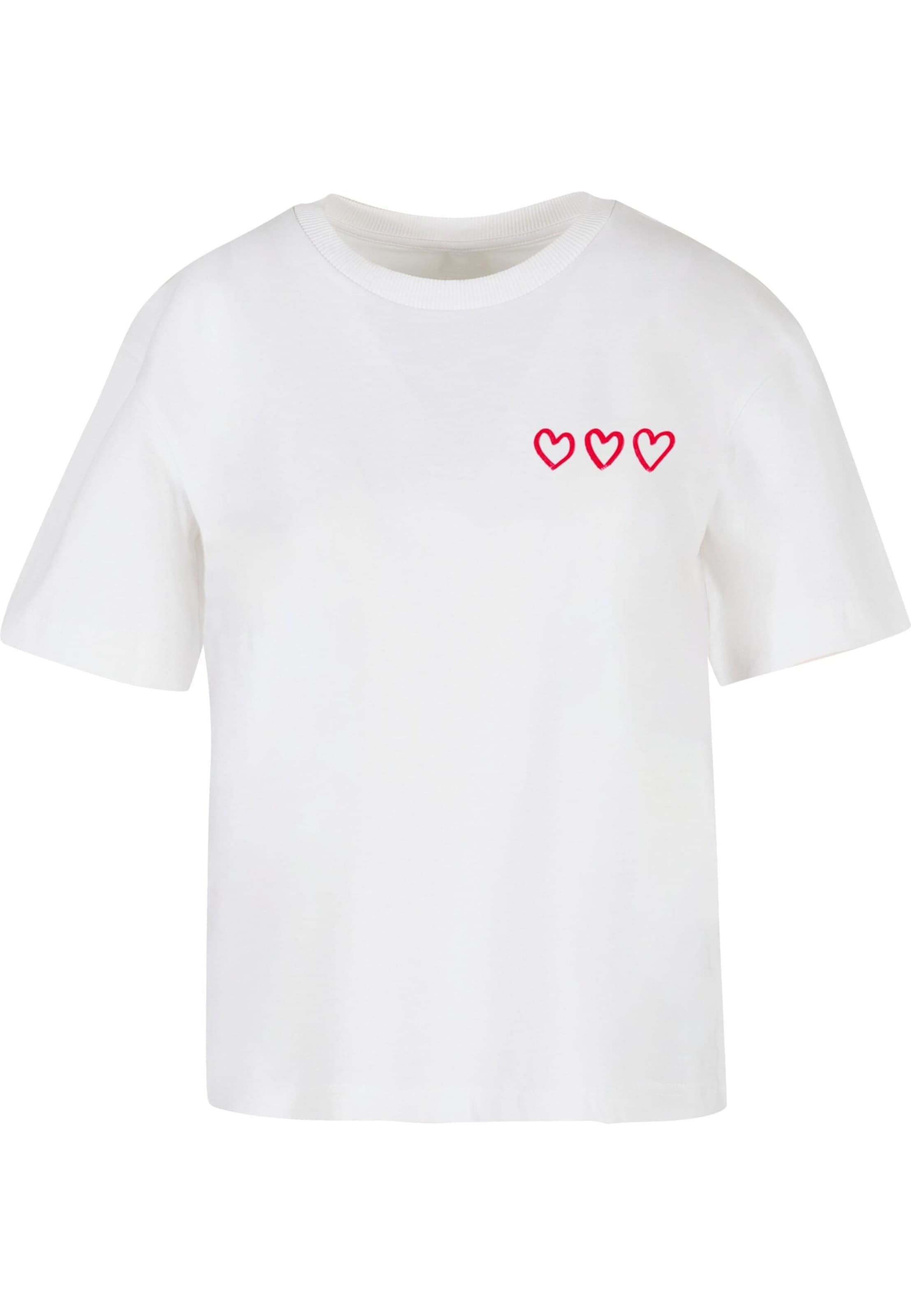 Mister Tee Μπλουζάκι 'Three In A Row' σε λευκό: μπροστά