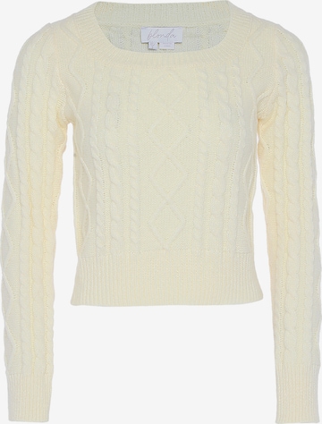 Pullover di BLONDA in bianco: frontale