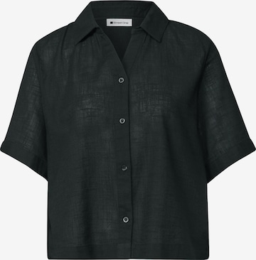 Camicia da donna di STREET ONE in nero: frontale