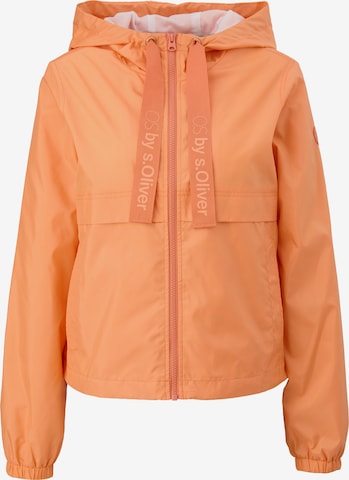 QS Between-season jacket in Orange: front