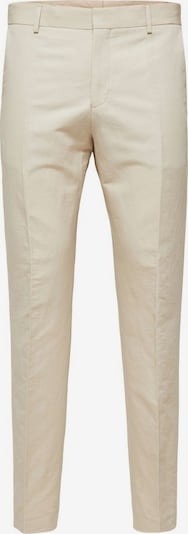 Pantaloni con piega frontale SELECTED HOMME di colore beige, Visualizzazione prodotti