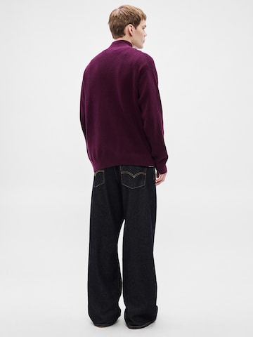 Calvin Klein Jeans Свитер в Лиловый: сзади