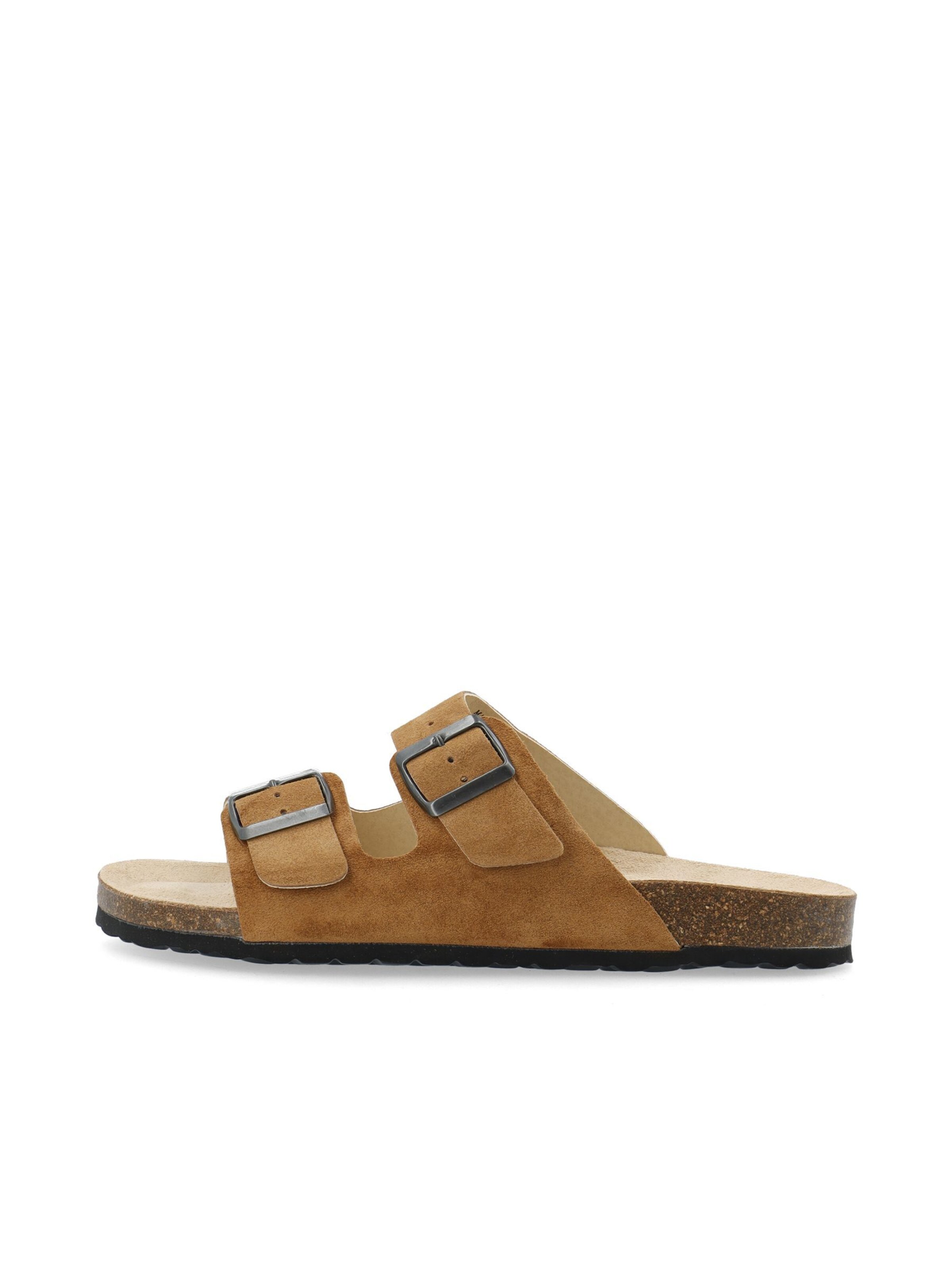 Bianco Pantolette 'Lorenzo' in Braun: Vorderseite