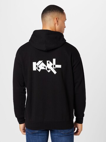 melns Karl Lagerfeld Sportisks džemperis